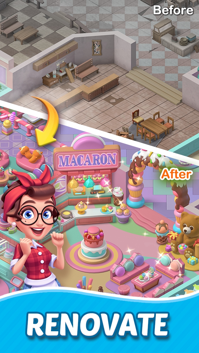 ϲֻ(Merge Cooking Theme Restaurant)v1.1.59 ׿ͼ3