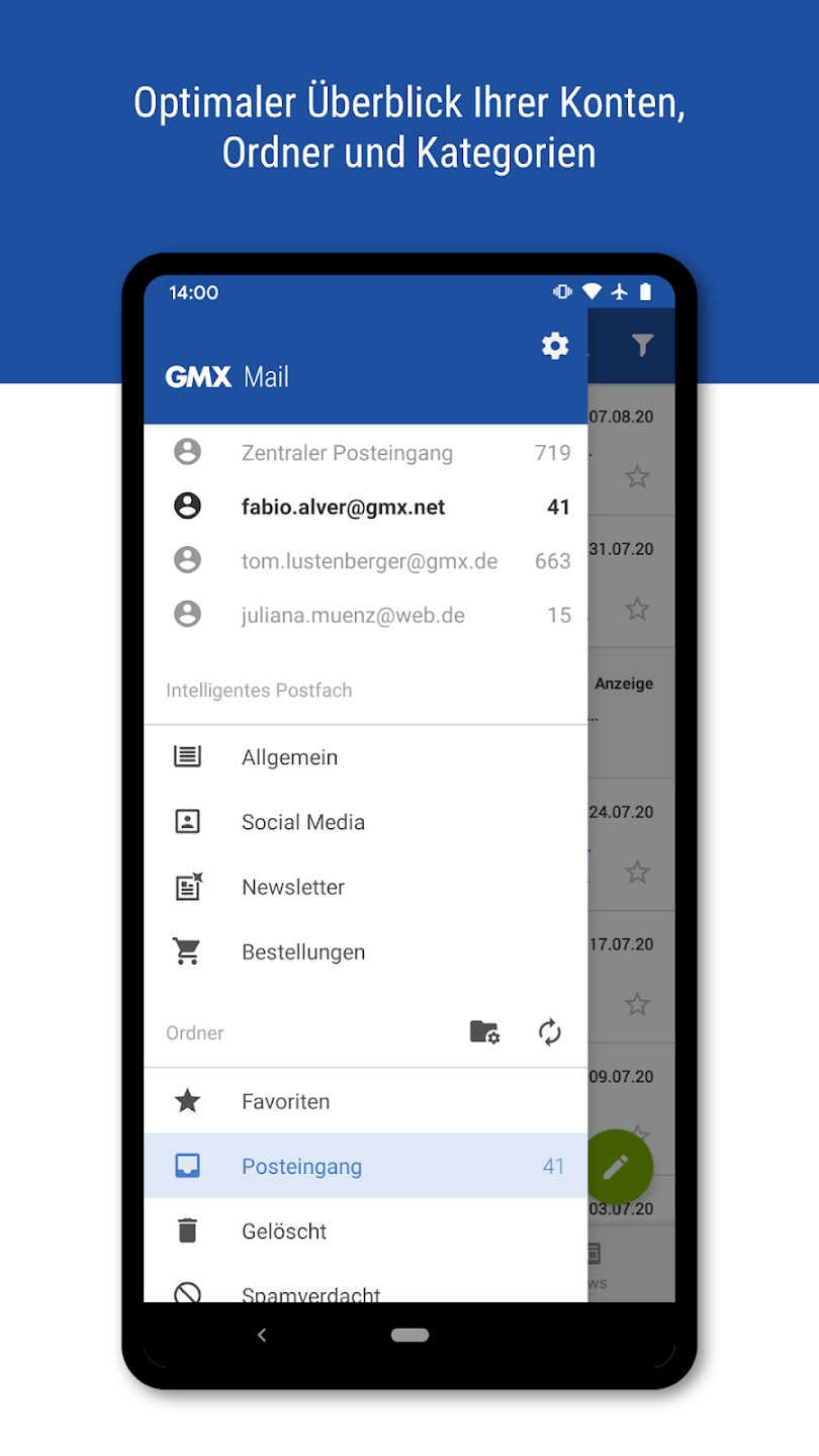 GMXͻ(GMX Mail)v7.61.1 °ͼ0