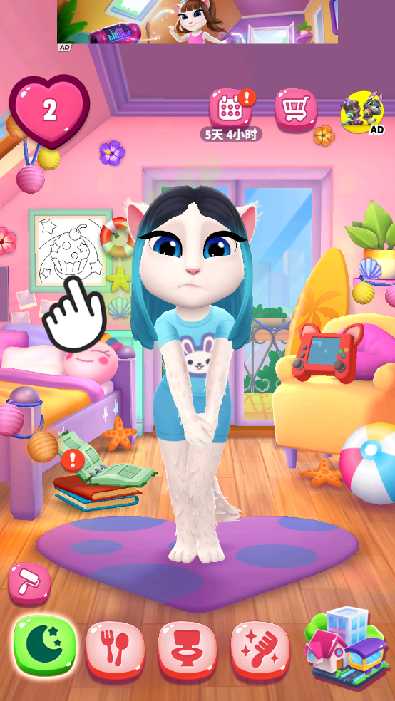 ҵİ2ڹ°(My Talking Angela 2)v2.9.3.27099 ׿ͼ2