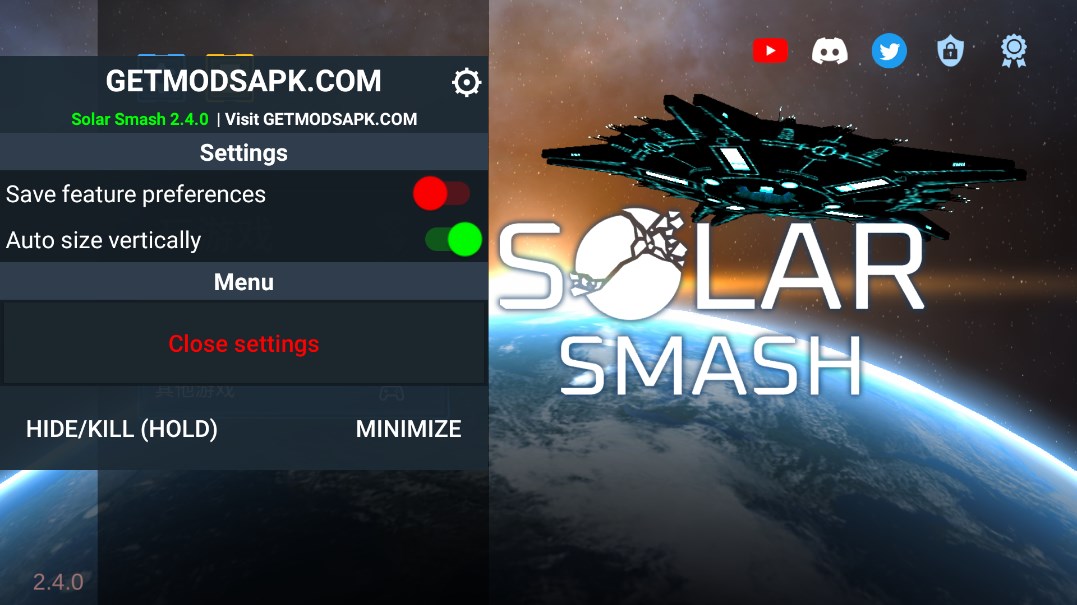 ģMODײ˵Solar Smashv2.4.2 °ͼ0