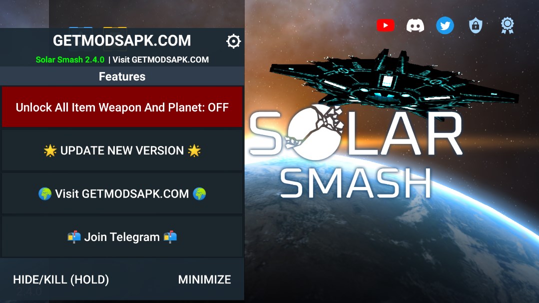 ģMODײ˵Solar Smashv2.4.2 °ͼ1