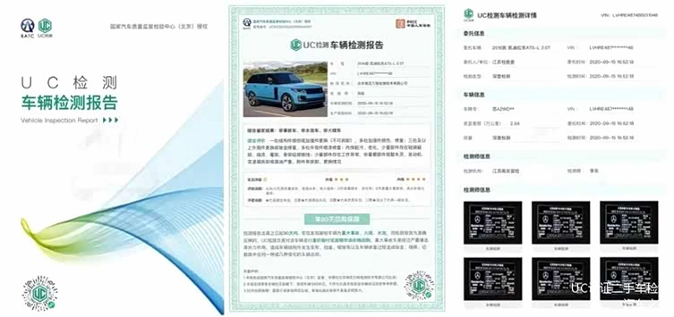 优信二手车检测报告图片