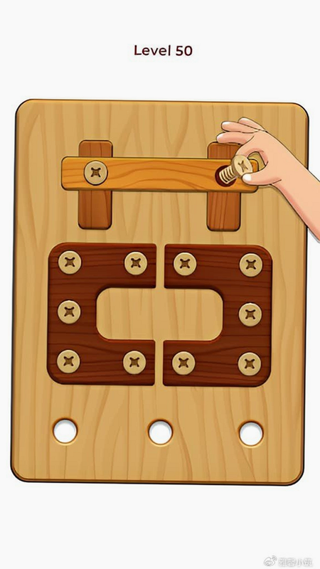 Wood Nuts & Bolts Puzzle �ؿ���� ľ����˨